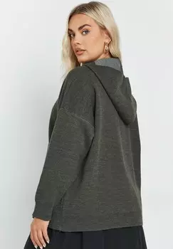 Толстовка с капюшоном Yours Clothing, темно-серый