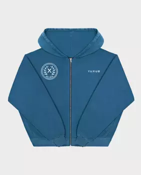 Толстовка с капюшоном YUXUS, синий