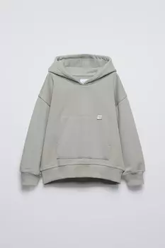 Толстовка с капюшоном ZARA, цвет ice