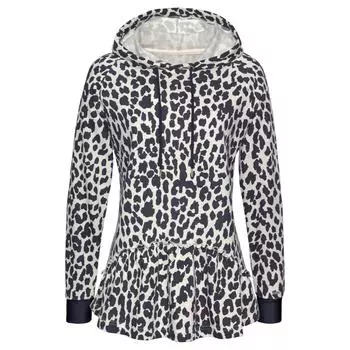 Толстовка с капюшоном женская LASCANA, серый гранит