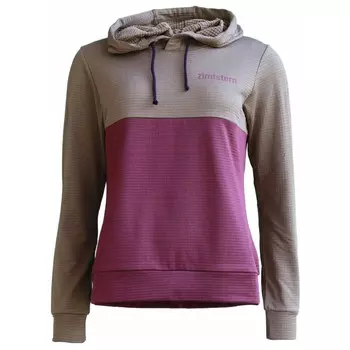 Толстовка с капюшоном Zimtstern Women's Tech Hoodz L/S, цвет Military Olive/Windsor Wine