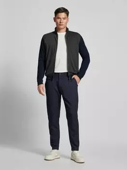 Толстовка с карманами на молнии bugatti, оливковый