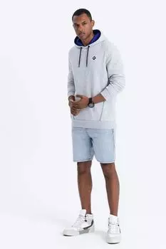 Толстовка с карманами на молнии Ombre, серый