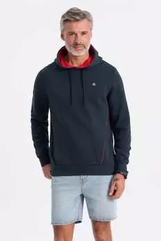 Толстовка с карманами на молнии Ombre, синий