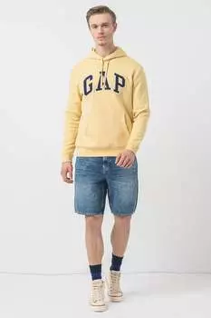 Толстовка с карманом-кенгуру и логотипом Gap, белый