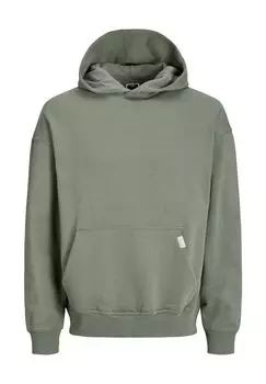 Толстовка с карманом-кенгуру мужская Jack & Jones, цвет Agave Gree