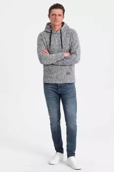 Толстовка с карманом-кенгуру Ombre, серый