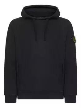 Толстовка с карманом-кенгуру Stone Island, черный