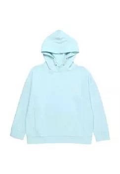 Толстовка с карманом-кенгуру, вышивка, детская Manguun, цвет Iced Aqua