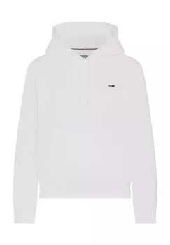 Толстовка с карманом-кенгуру женская TOMMY Jeans, цвет Ybr White