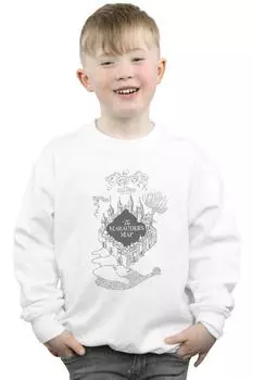 Толстовка с картой «Мародеры» Harry Potter, белый