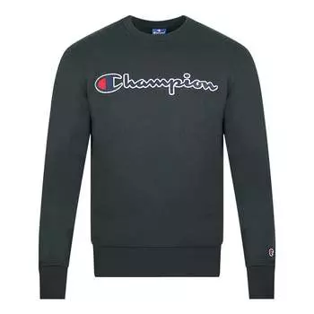 Толстовка с классическим логотипом и надписью Champion, черный