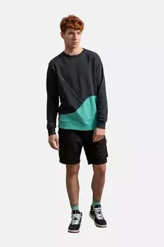 Толстовка с контрастами Kaft, черный