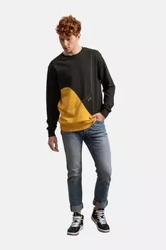 Толстовка с контрастами Kaft, черный