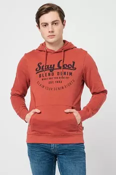 Толстовка с контрастным принтом Blend, красный