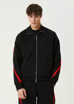 Толстовка с контрастными полосками Mcqueen, черный