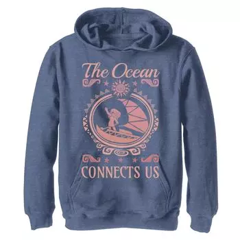 Толстовка с коралловым рисунком Disney's Moana Boys 8-20 The Ocean Connects Us Licensed Character