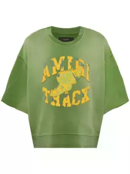 Толстовка с короткими рукавами AMIRI, зеленый