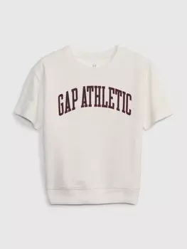 Толстовка с короткими рукавами Gap, белый