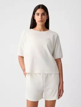 Толстовка с короткими рукавами Gap, белый