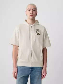 Толстовка с короткими рукавами Gap, бежевый