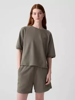 Толстовка с короткими рукавами Gap, серый