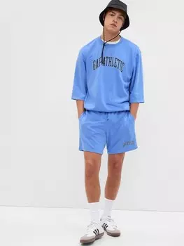 Толстовка с короткими рукавами Gap, синий