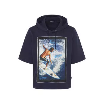 Толстовка с короткими рукавами и принтом спереди CHIEMSEE, цвет blau