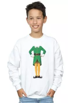 Толстовка с костюмом приятеля Elf, белый