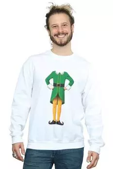 Толстовка с костюмом приятеля Elf, белый