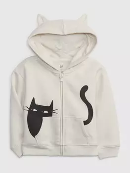 Толстовка с котом на хэллоуин Gap, бежевый