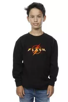 Толстовка с красной молнией The Flash DC Comics, черный