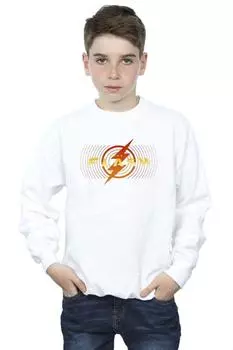 Толстовка с красной молнией The Flash DC Comics, белый