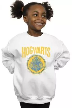 Толстовка с круглым гербом Хогвартса Harry Potter, белый