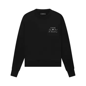 Толстовка с круглым вырезом Amiri Eden Rock, цвет Черный