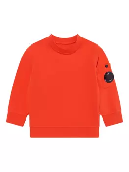 Толстовка с круглым вырезом C.P. Company Kids, красный