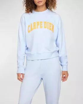 Толстовка с круглым вырезом Carpe Diem Forever Spiritual Gangster, цвет Windsurfer