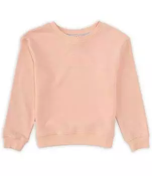 Толстовка с круглым вырезом для девочек Copper Key Big Girls 7–16, оранжевый