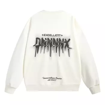 Толстовка с круглым вырезом Dnnnn унисекс Dnnnnx, Ecru