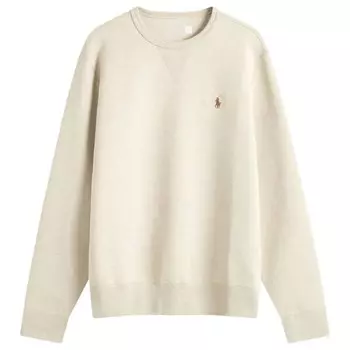 Толстовка с круглым вырезом двойного плетения Polo Ralph Lauren, бежевый