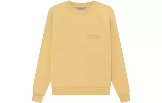 Толстовка с круглым вырезом Fear Of God Essentials, светло-желтый