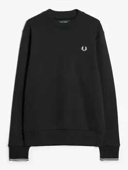 Толстовка с круглым вырезом Fred Perry, черный 184