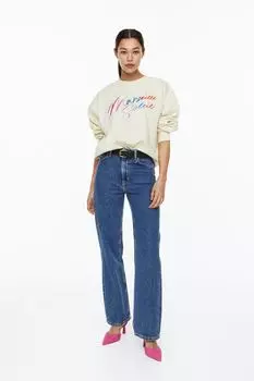 Толстовка с круглым вырезом H&amp;M, кремовый/марсель солей