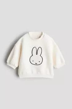 Толстовка с круглым вырезом H&M, белый