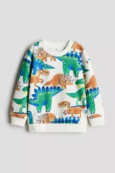 Толстовка с круглым вырезом H&M, белый