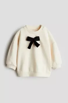 Толстовка с круглым вырезом H&M, бежевый