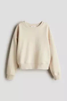 Толстовка с круглым вырезом H&M, бежевый