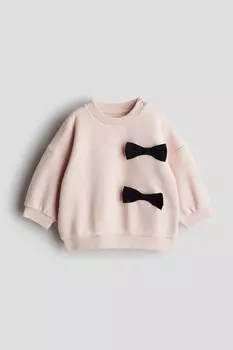 Толстовка с круглым вырезом H&M, розовый