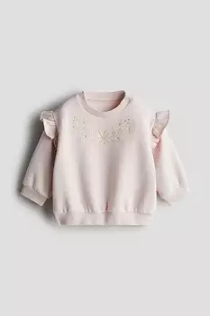 Толстовка с круглым вырезом H&M, розовый