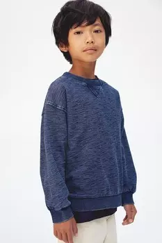 Толстовка с круглым вырезом H&M, синий